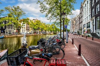 Amsterdam - sery, wiatraki, chodaki